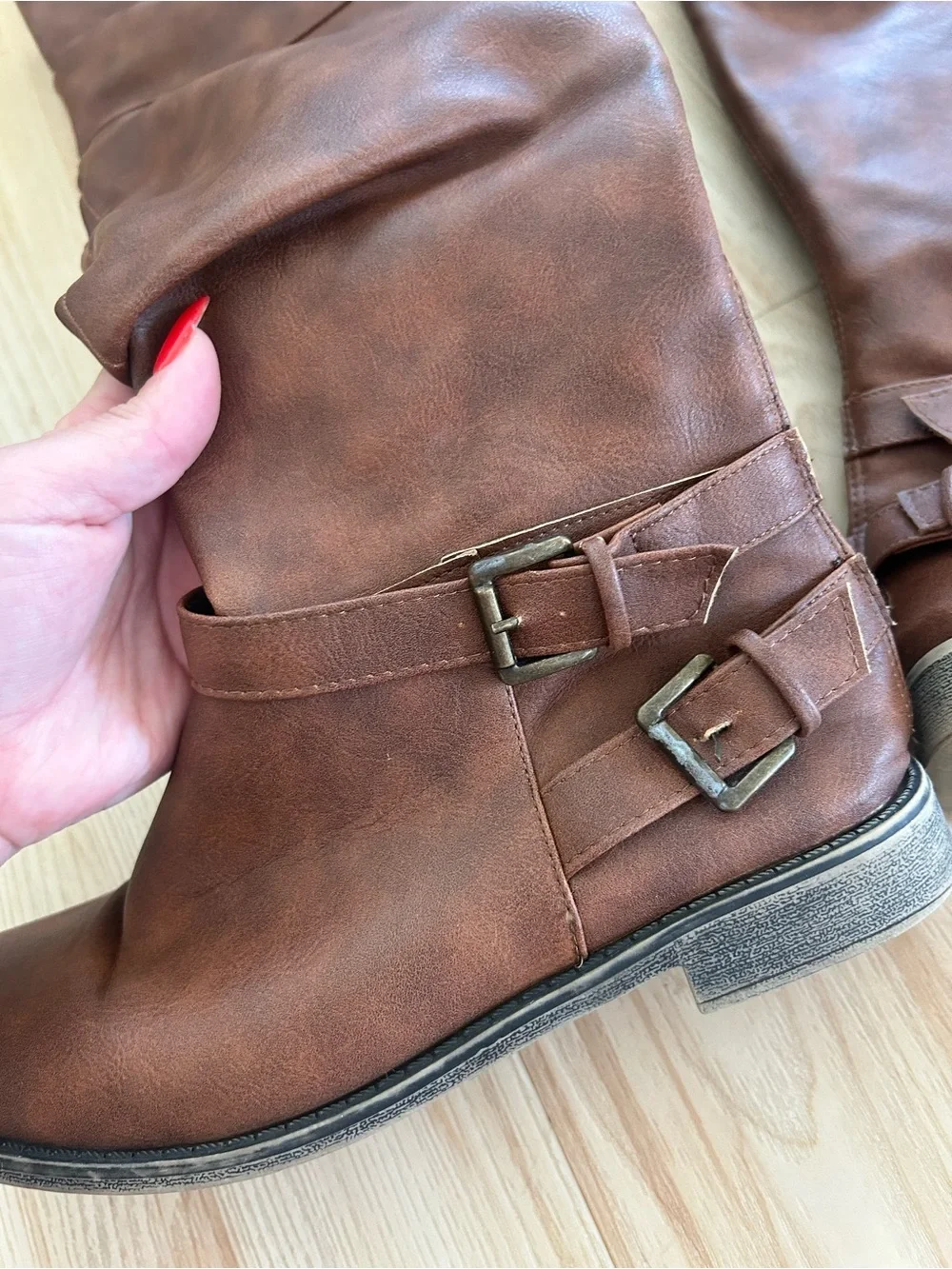 GUC women’s brown over the knee boots